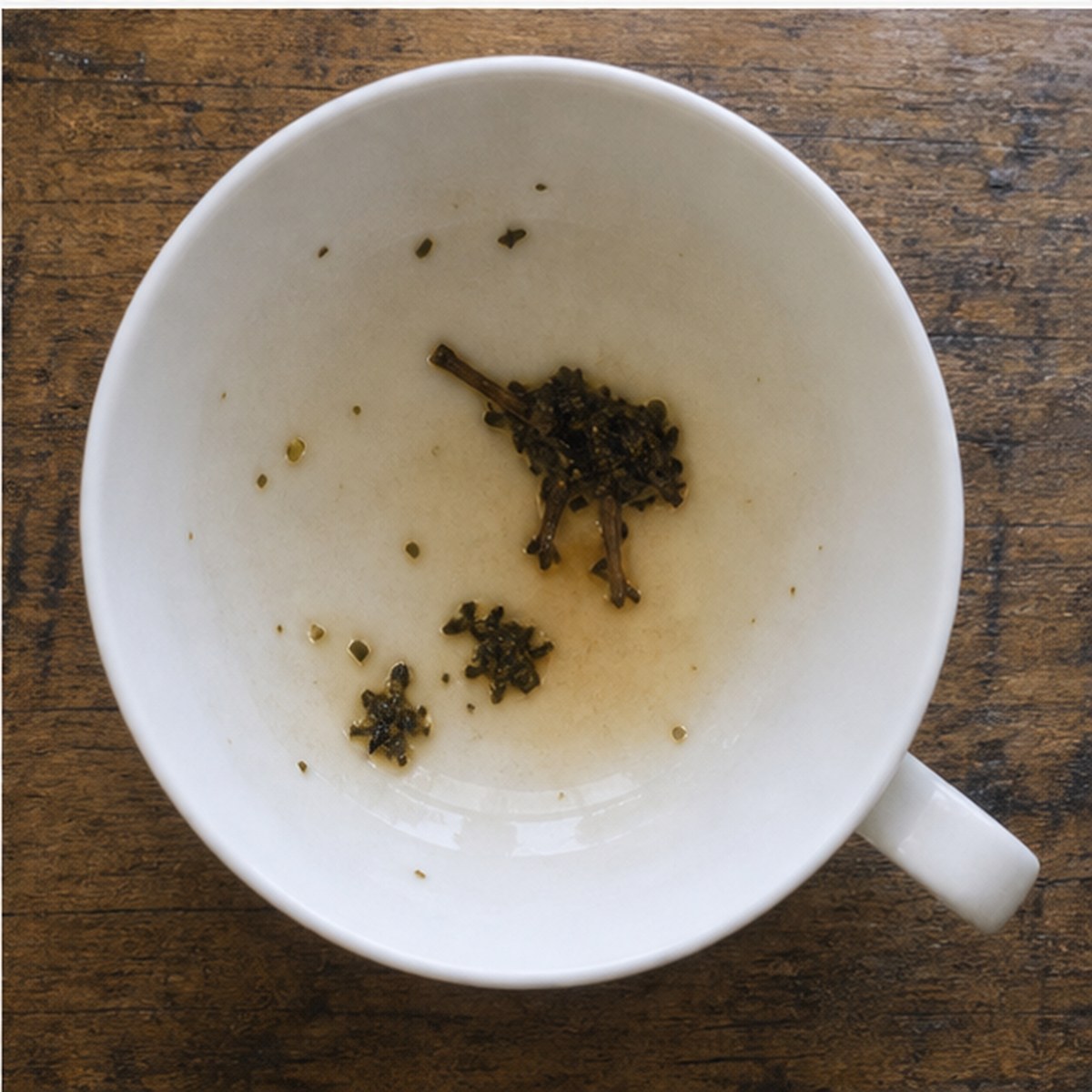 Bird Feeding Young tea leaves cup variation three