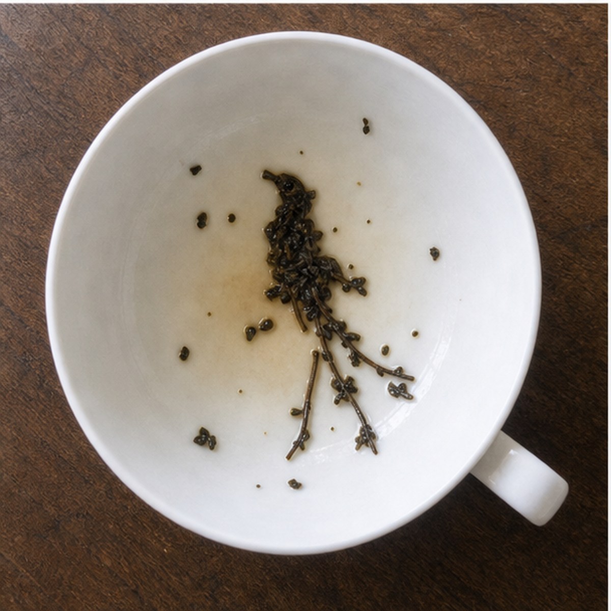 Bird Of Paradise tea leaves cup variation two