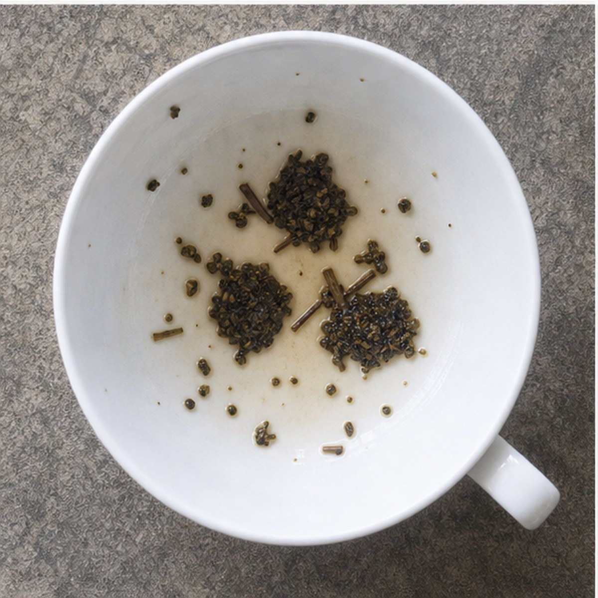 Biscuits tea leaves cup variation two