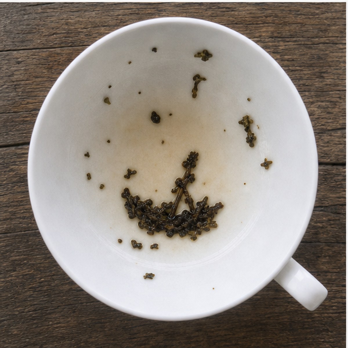 Boat tea leaves cup variation two
