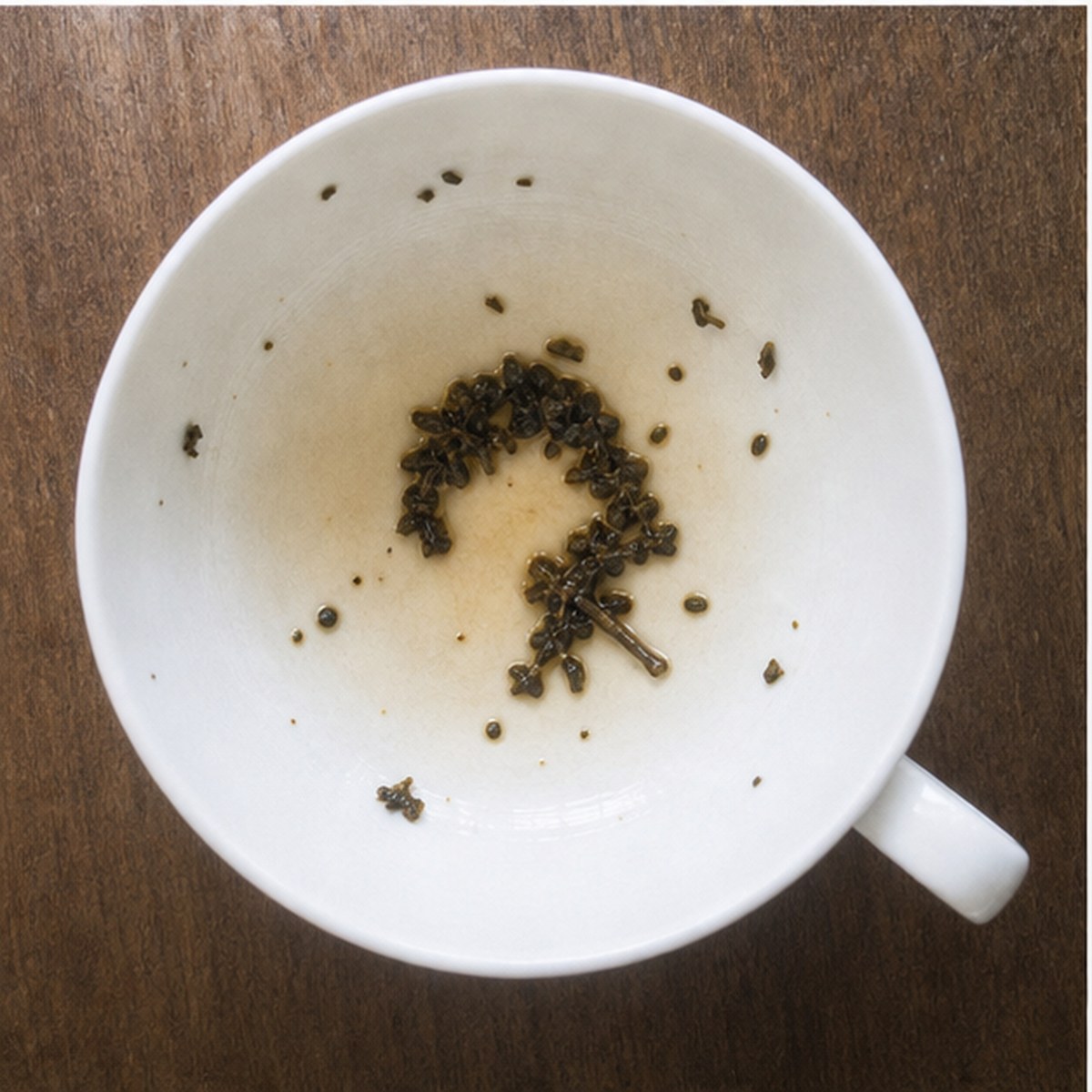 Bonnet tea leaves cup variation two