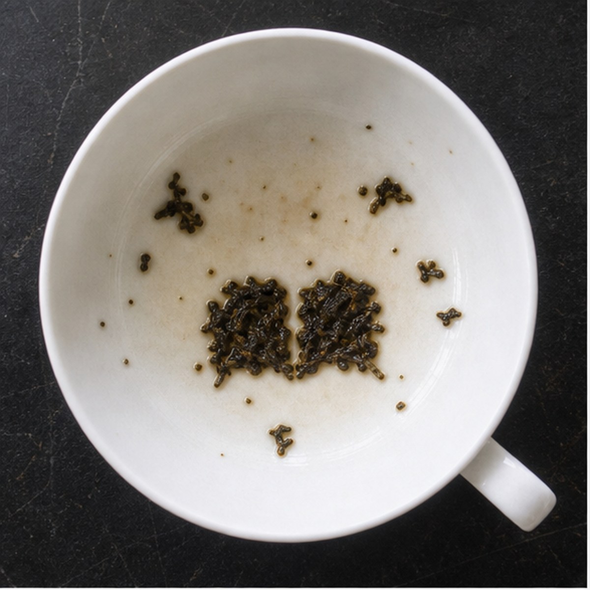 Book tea leaf reading cup example