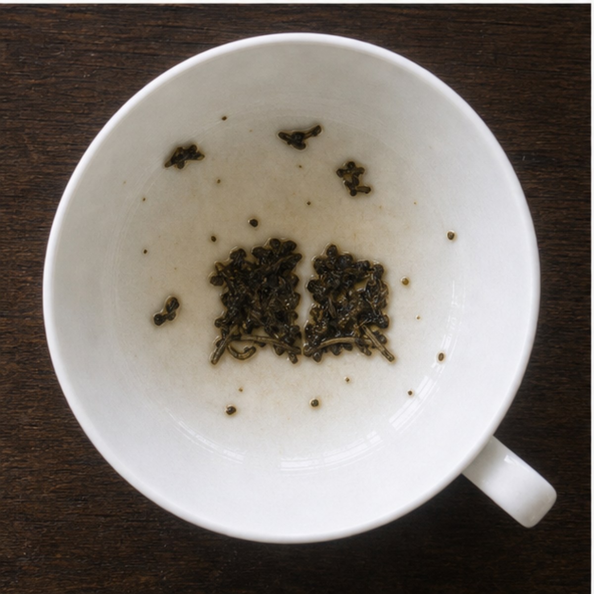 Book tea leaves cup variation two