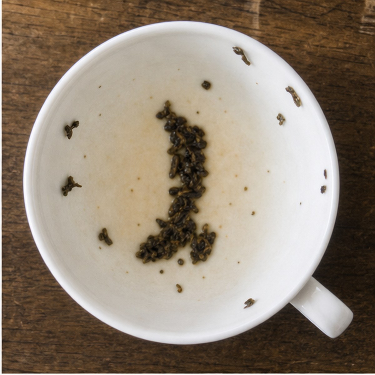 Boot-Tree tea leaves cup variation one