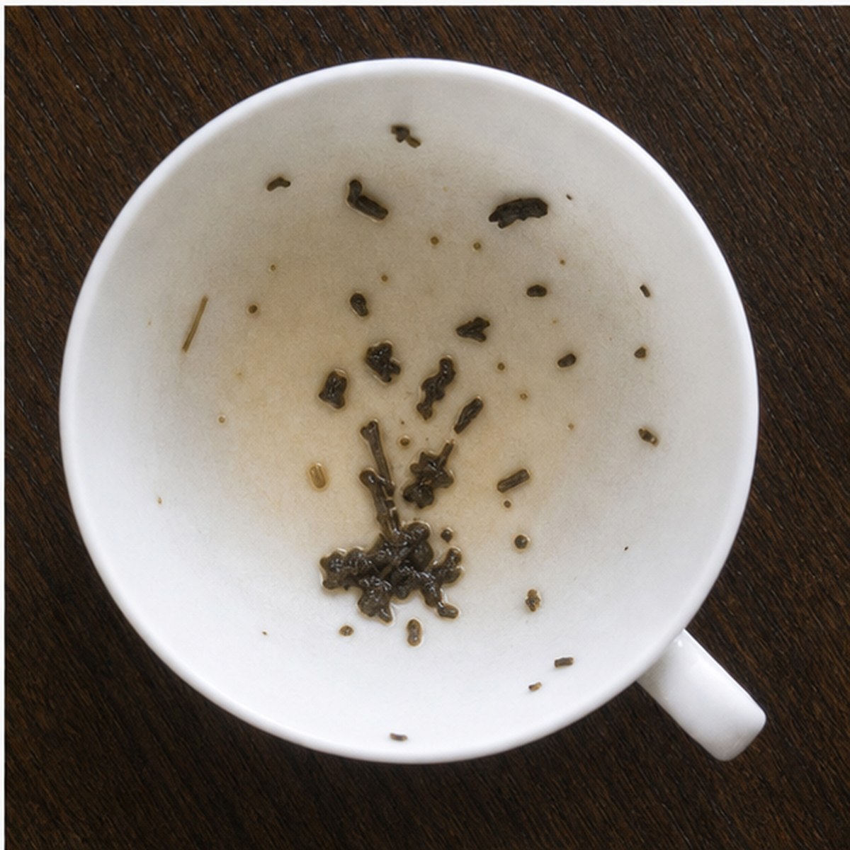Bouquet tea leaves cup variation three