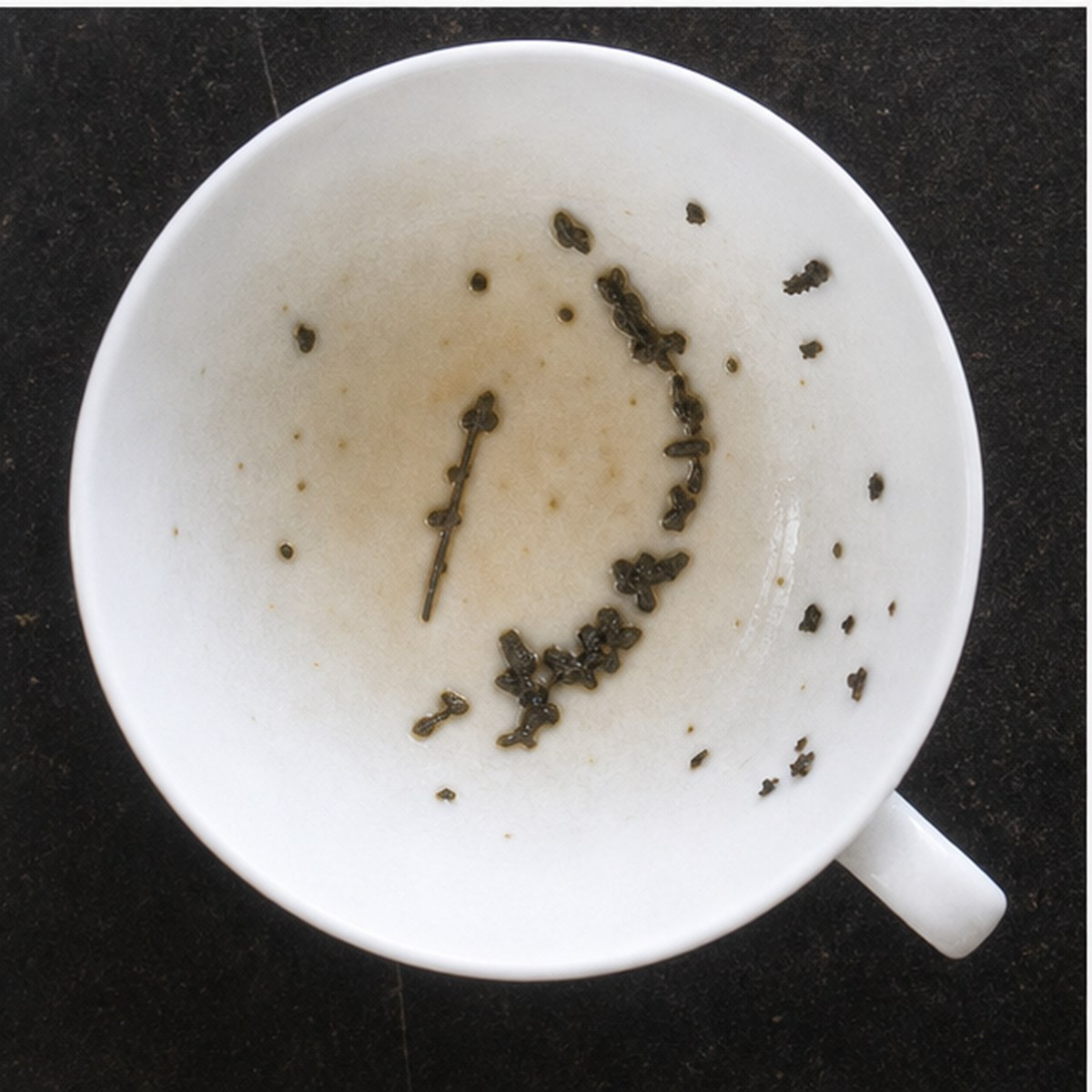 Bow And Arrow tea leaves cup variation two