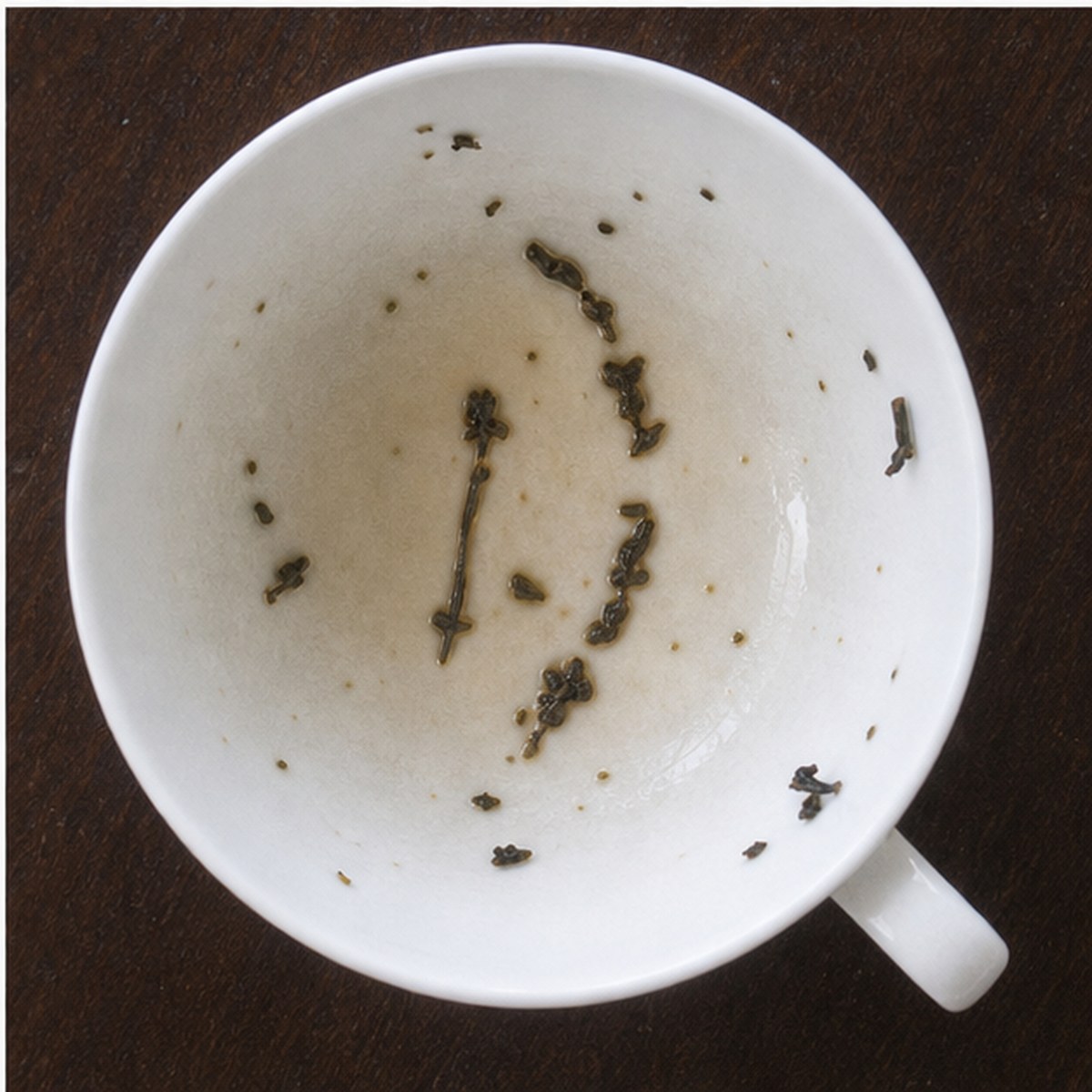 Bow And Arrow tea leaves cup variation three