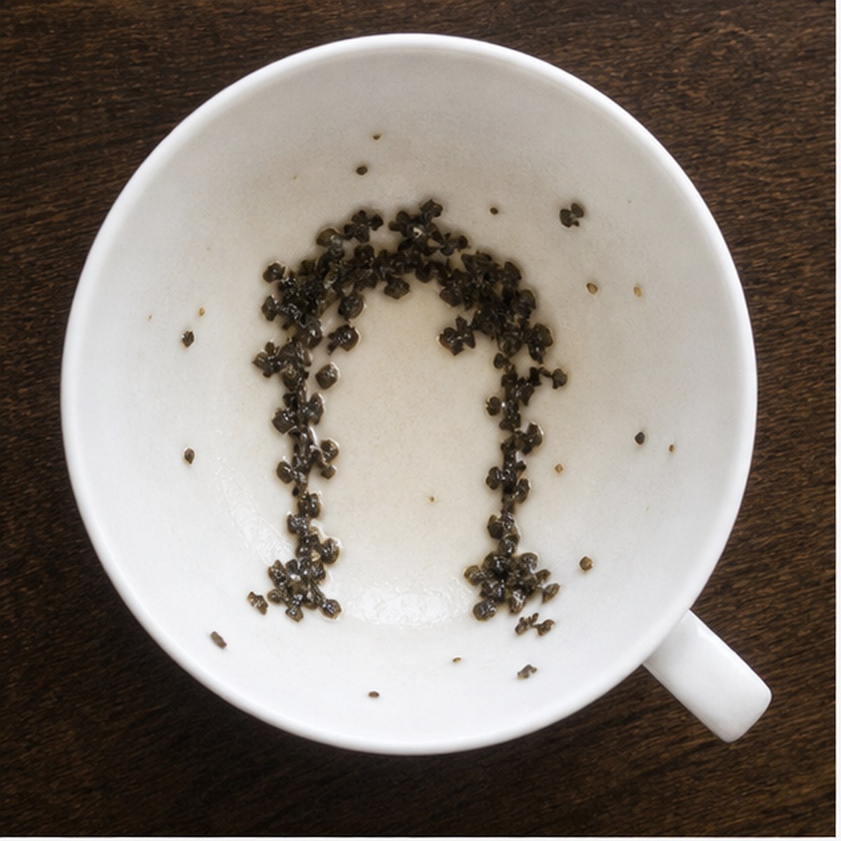 Bower tea leaf reading cup example