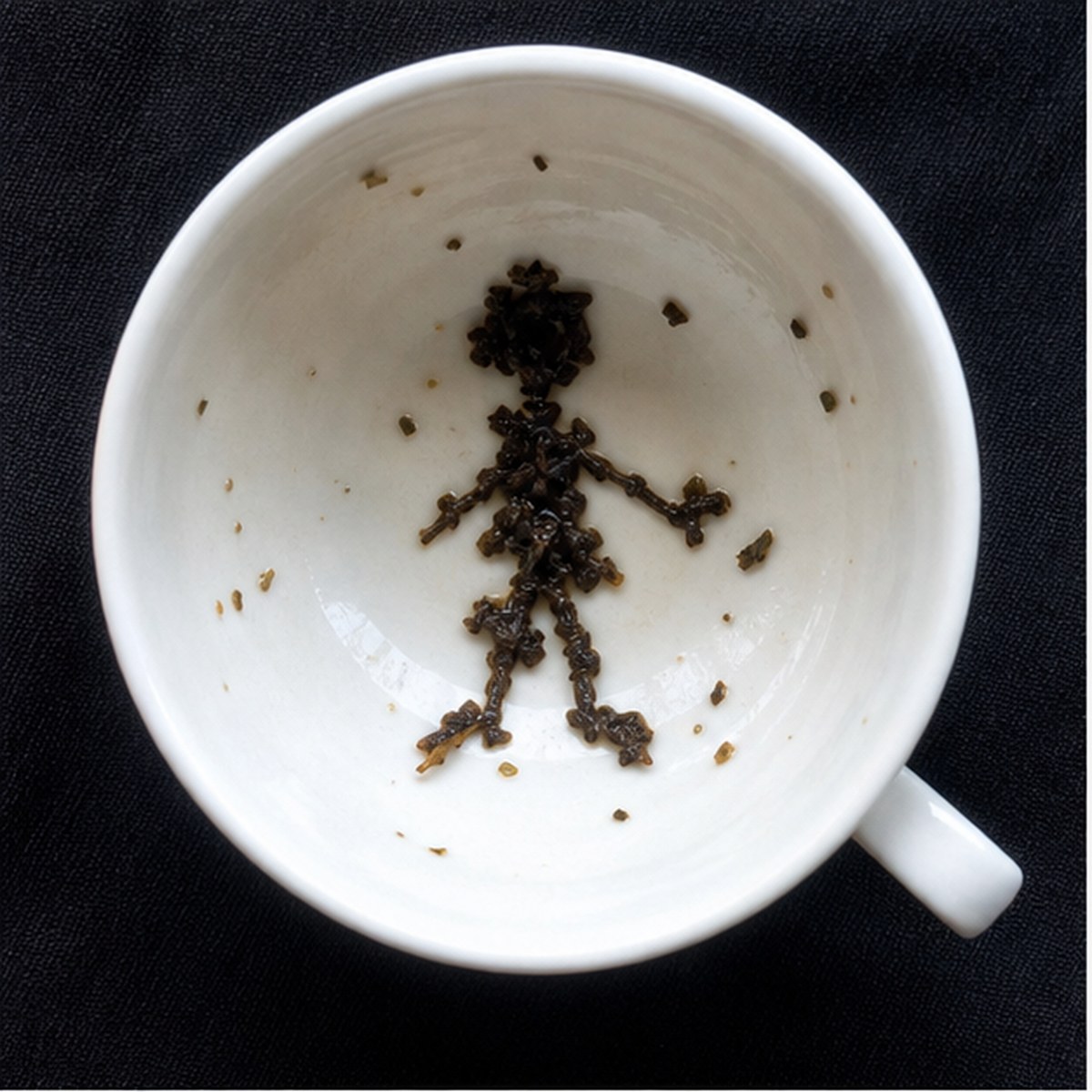 Boy tea leaf reading cup example