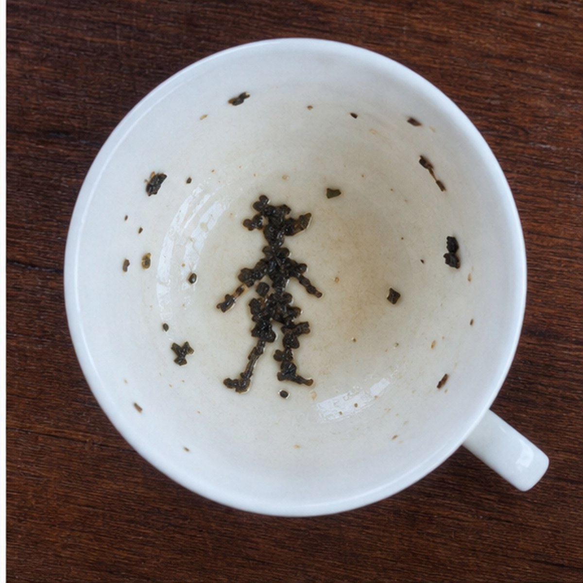 Boy tea leaves cup variation one