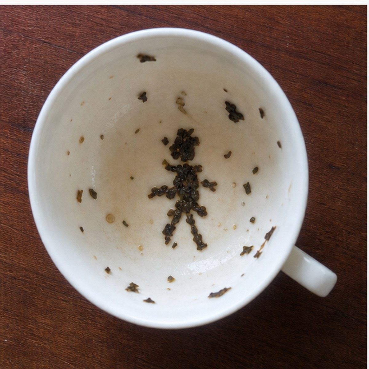 Boy tea leaves cup variation two