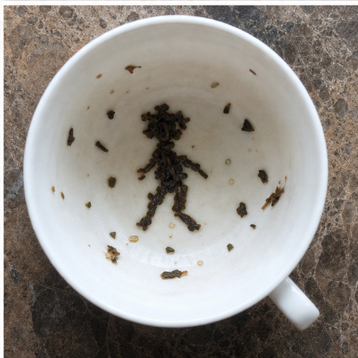 Boy tea leaves cup variation three