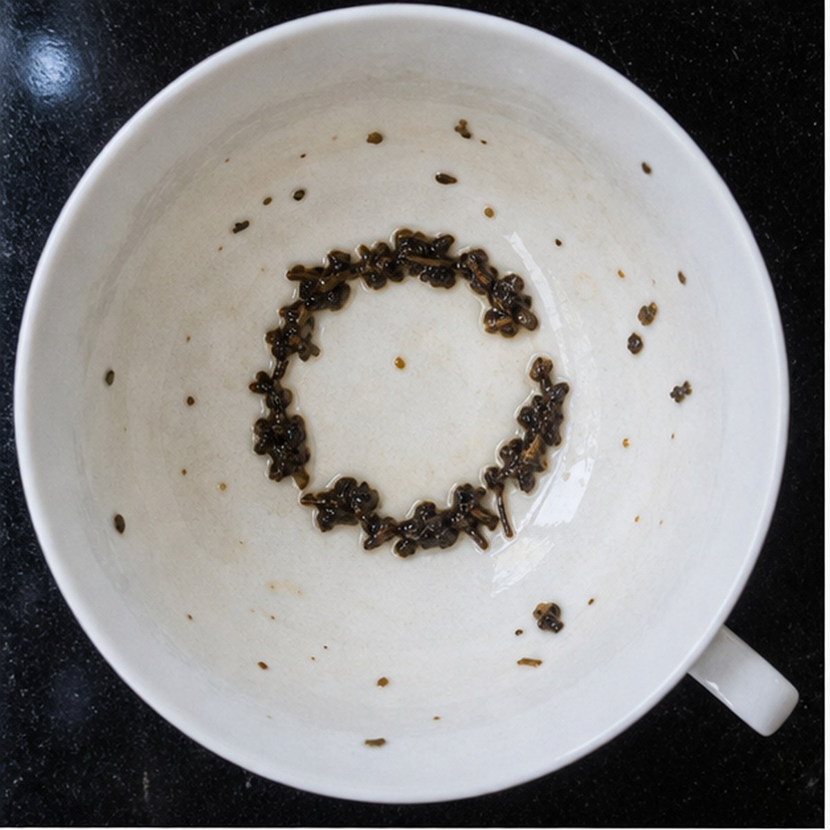 Bracelet tea leaf reading cup example