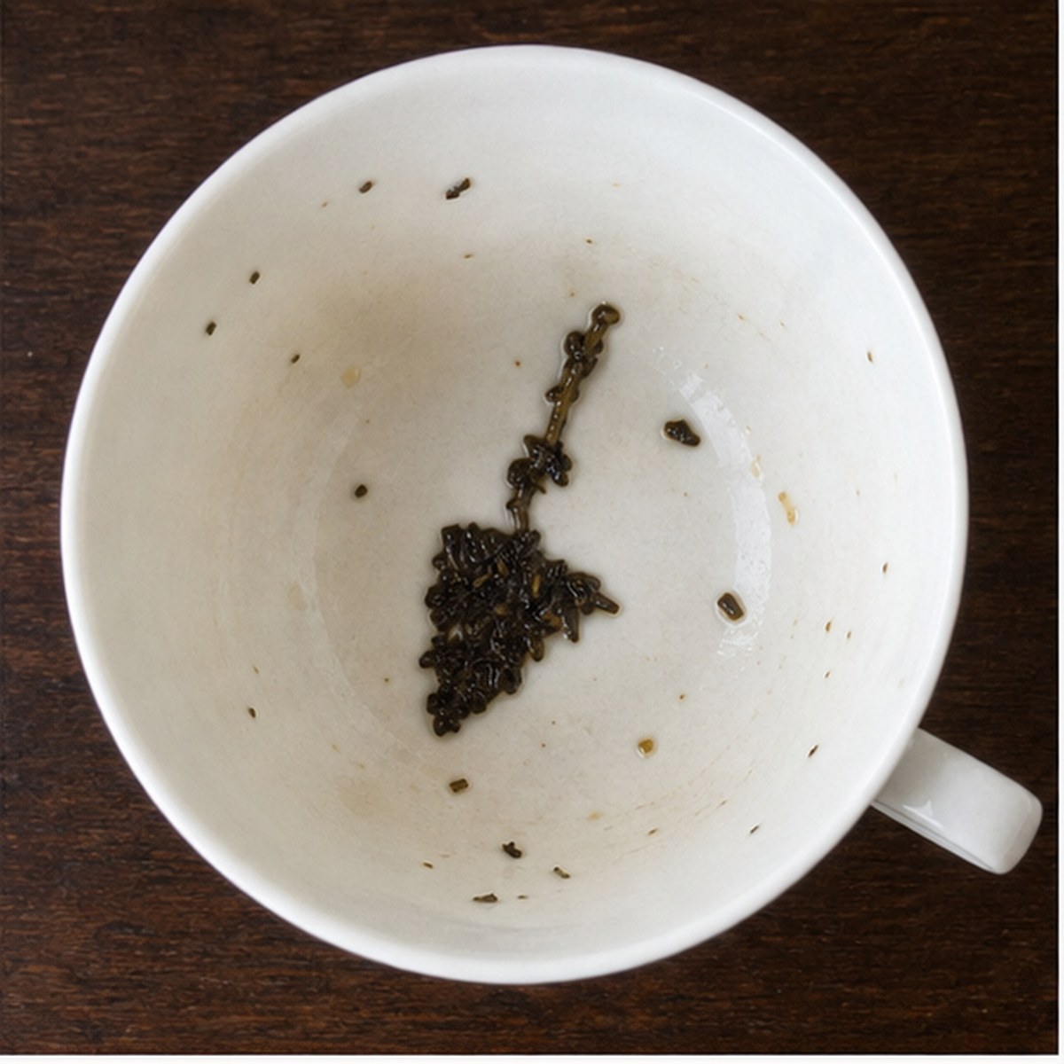Bricklayer'S Trowel tea leaf reading cup example