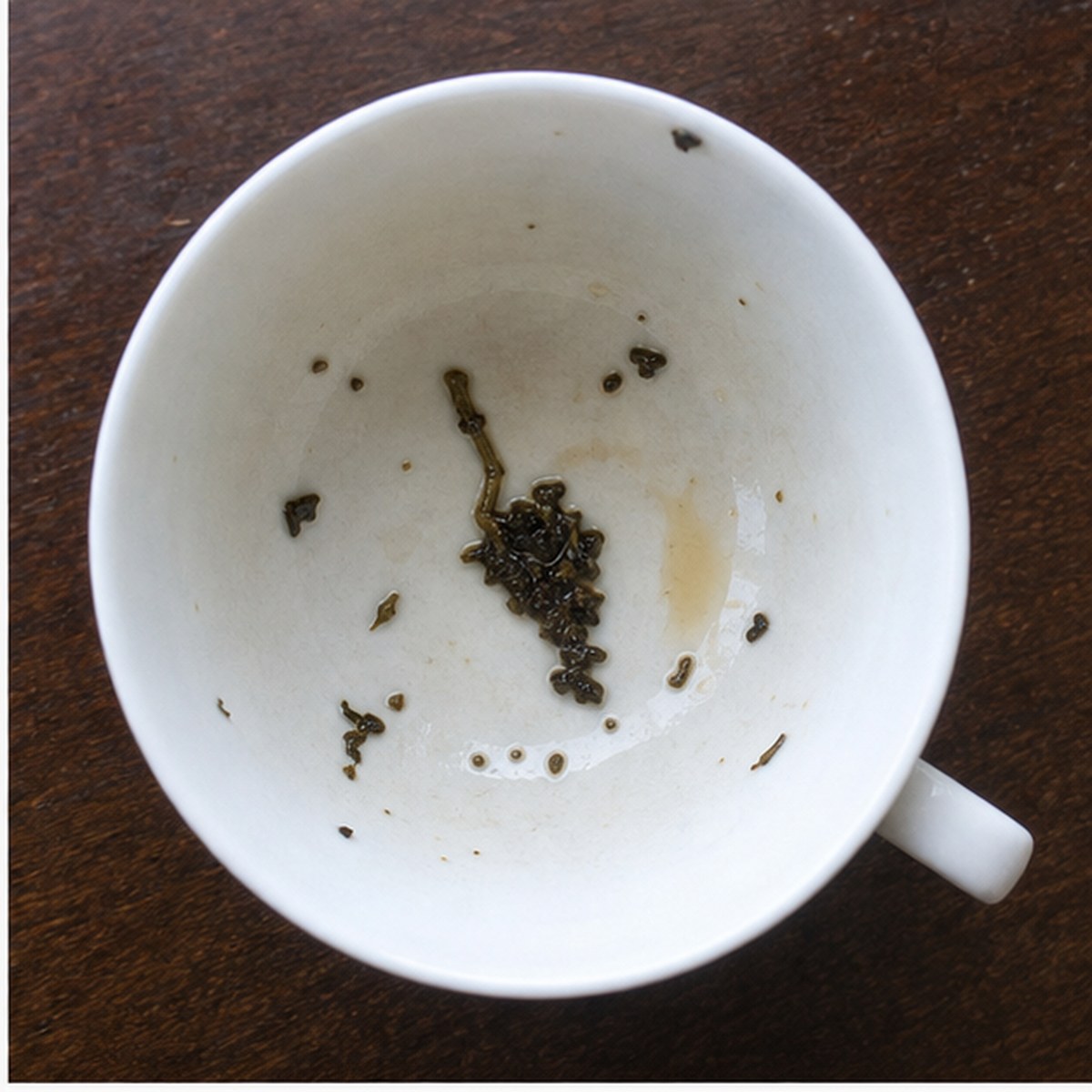 Bricklayer'S Trowel tea leaves cup variation one