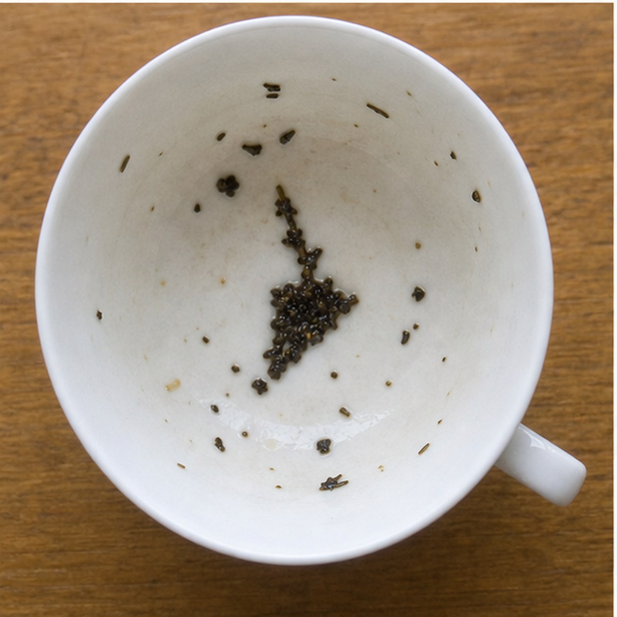 Bricklayer'S Trowel tea leaves cup variation two