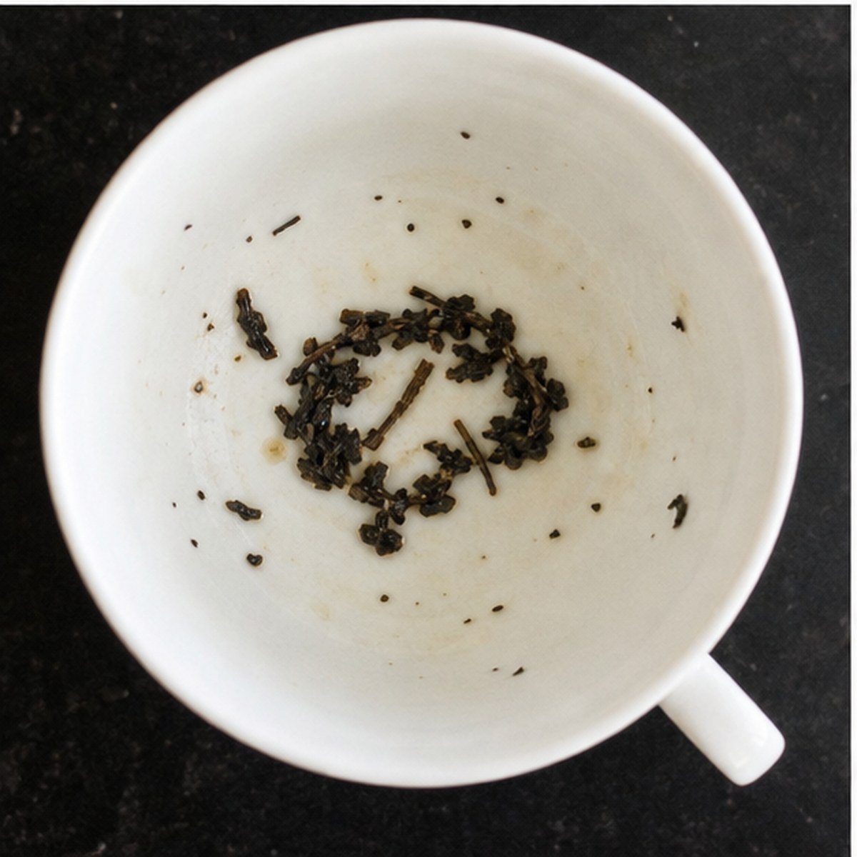 Brooch tea leaves cup variation two