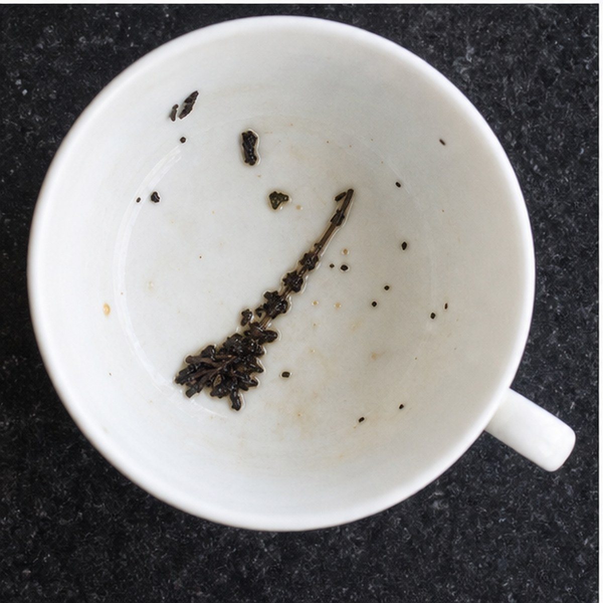 Broom tea leaves cup variation two