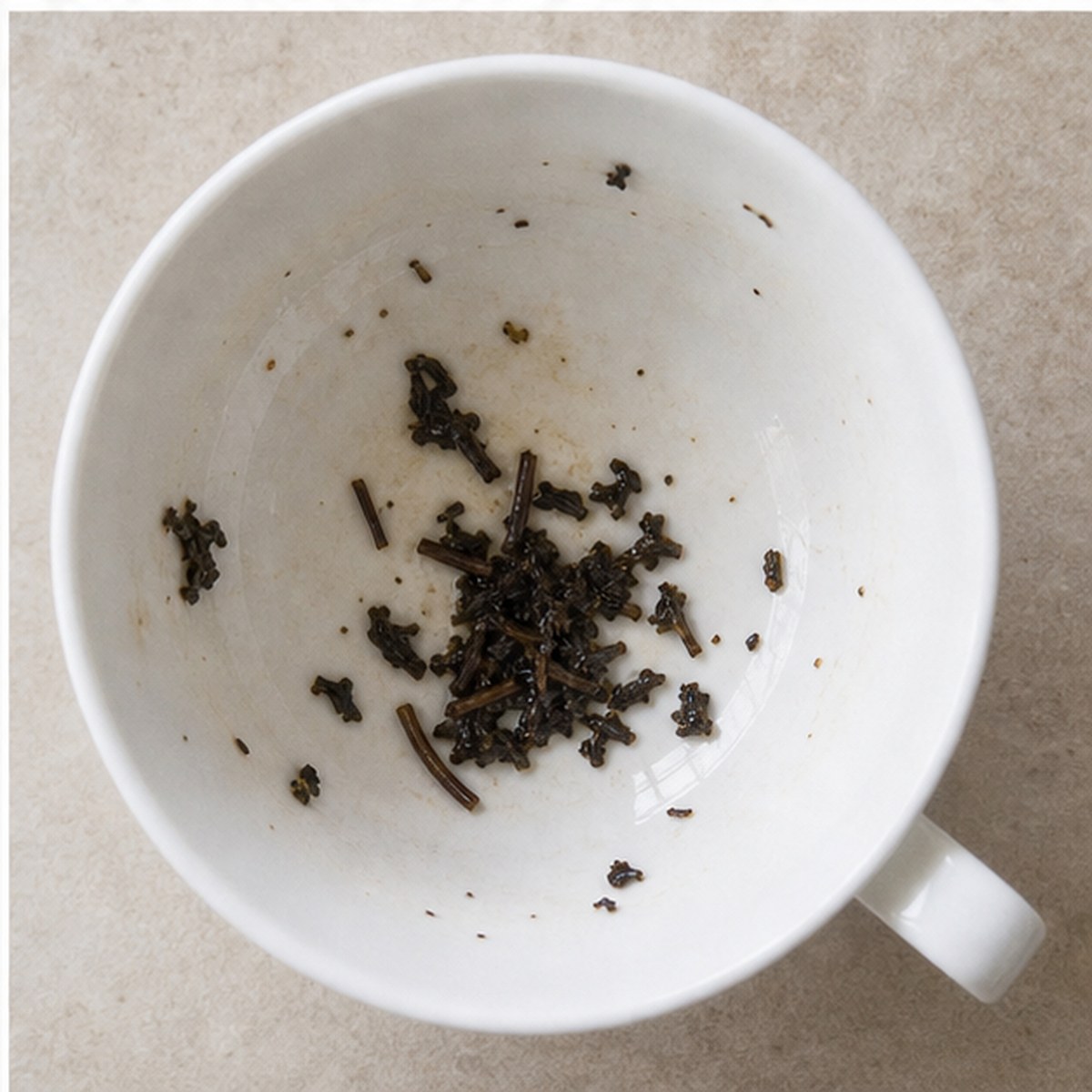 Bush tea leaves cup variation three