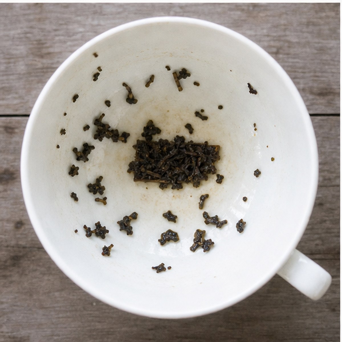 Butter tea leaves cup variation two