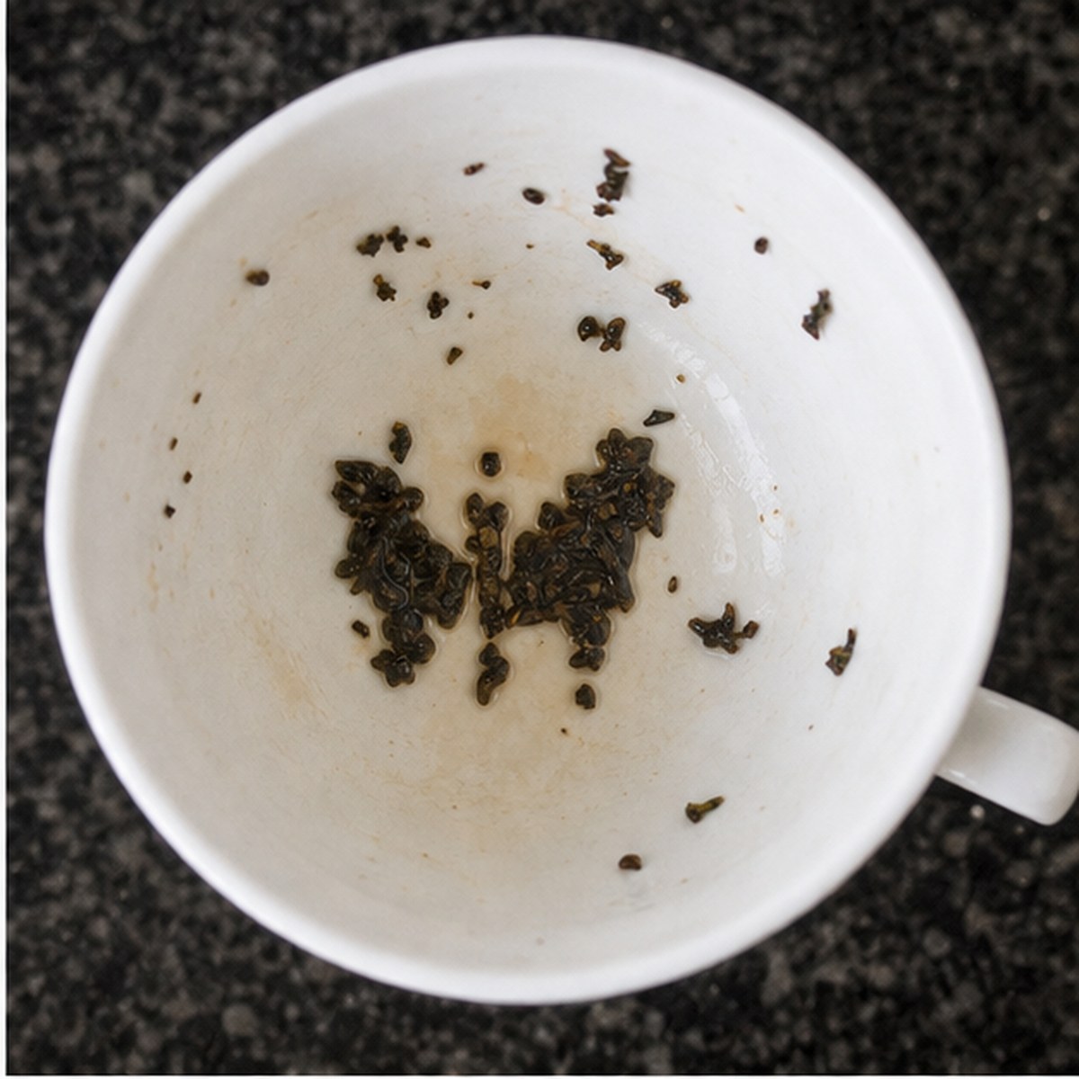 Butterfly tea leaves cup variation one