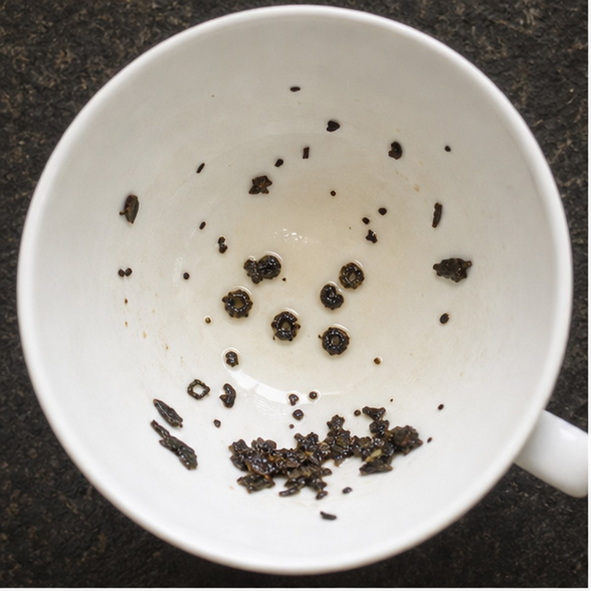 Buttons tea leaf reading cup example