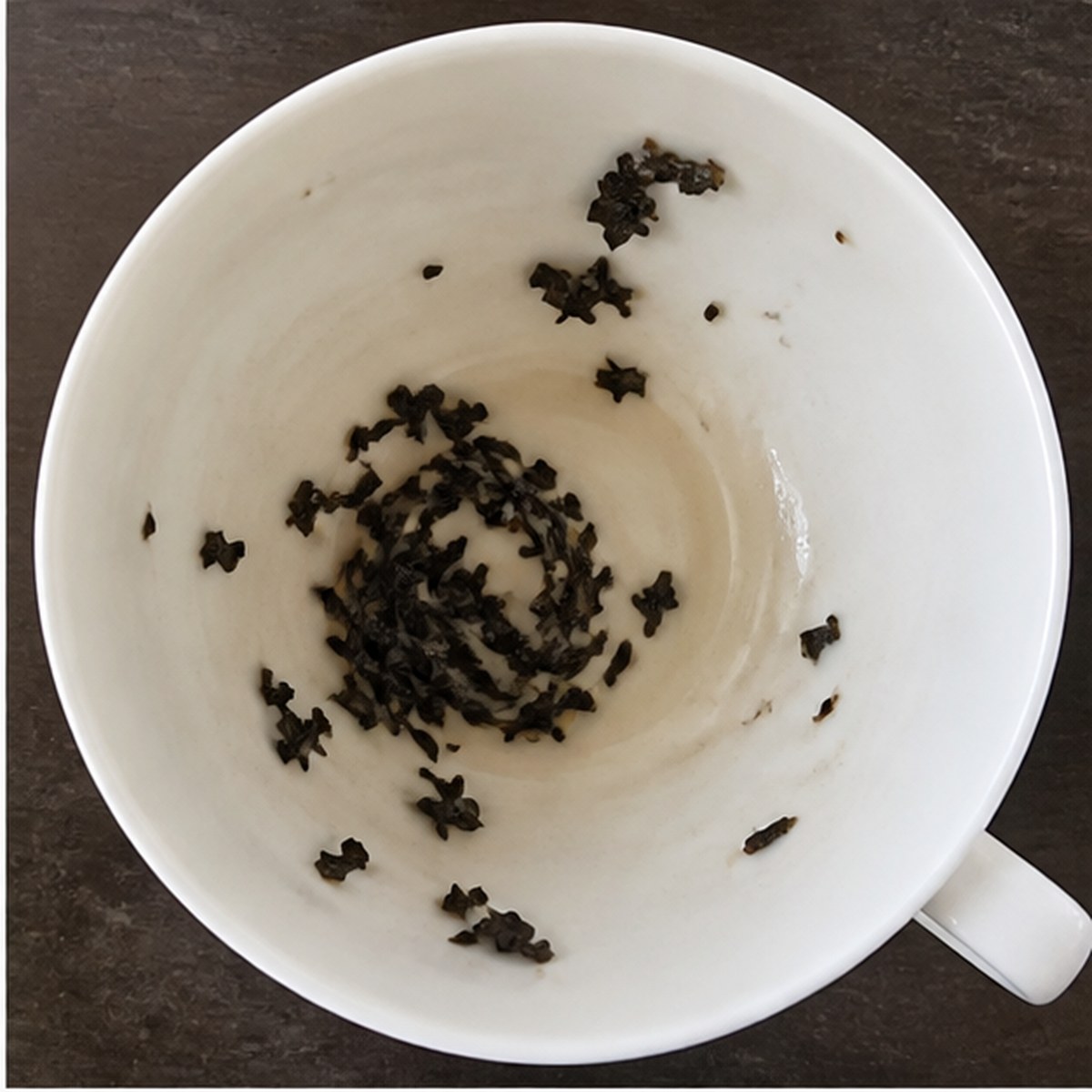 Cabbage tea leaves cup variation one