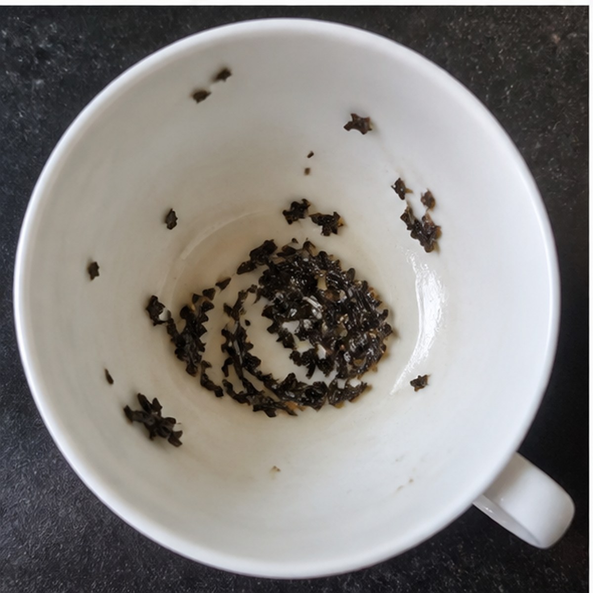 Cabbage tea leaves cup variation two