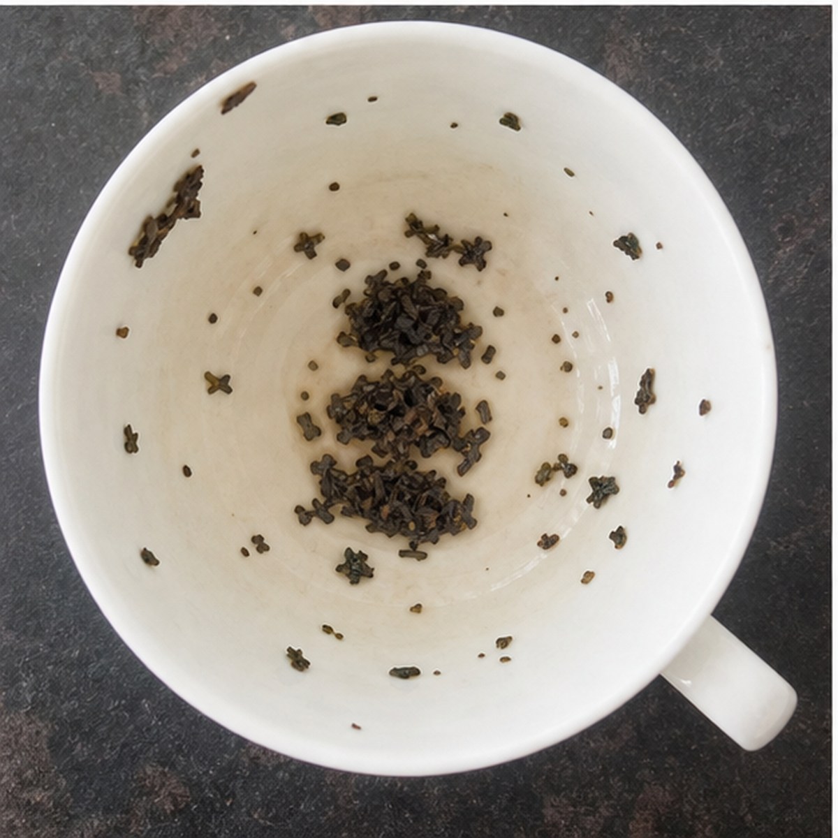 Cakes tea leaves cup variation two