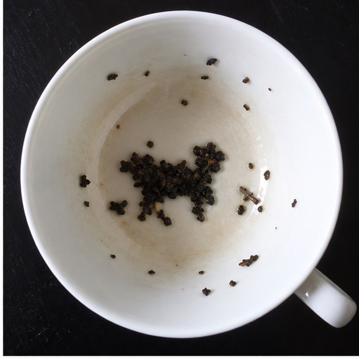 Calf tea leaves cup variation one