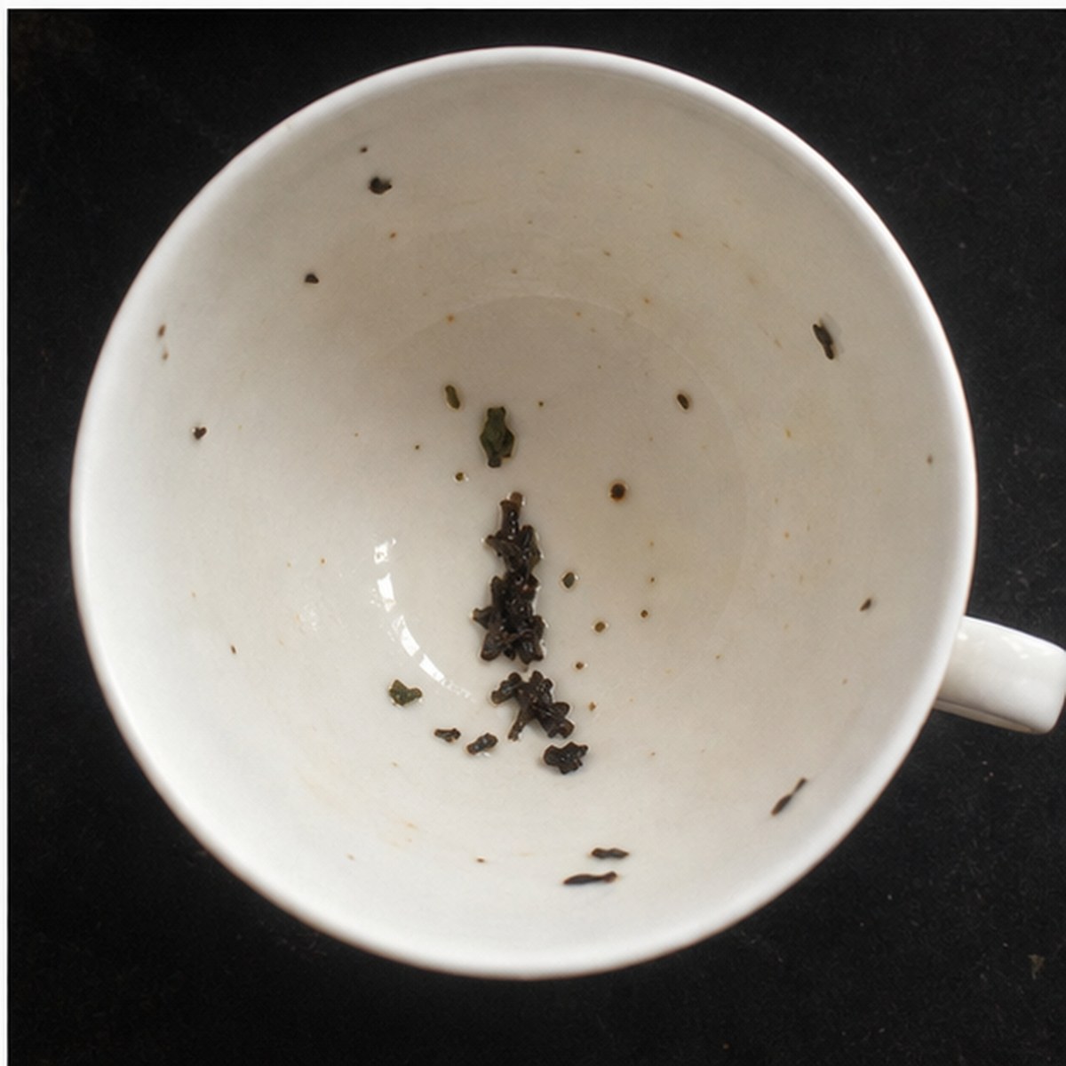 Candle tea leaves cup variation three