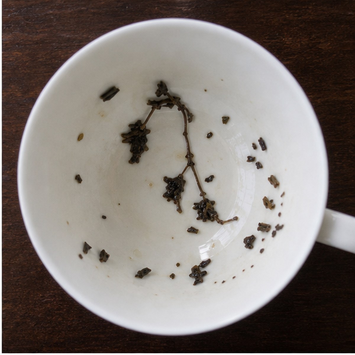 Canterbury Bells tea leaves cup variation one