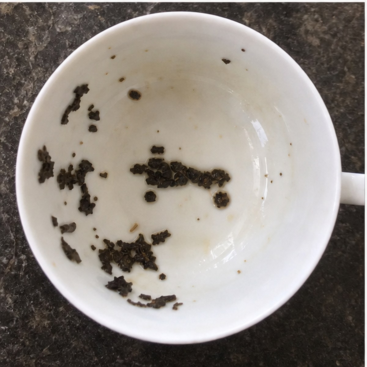 Car (Motor) And Carriage tea leaves cup variation two