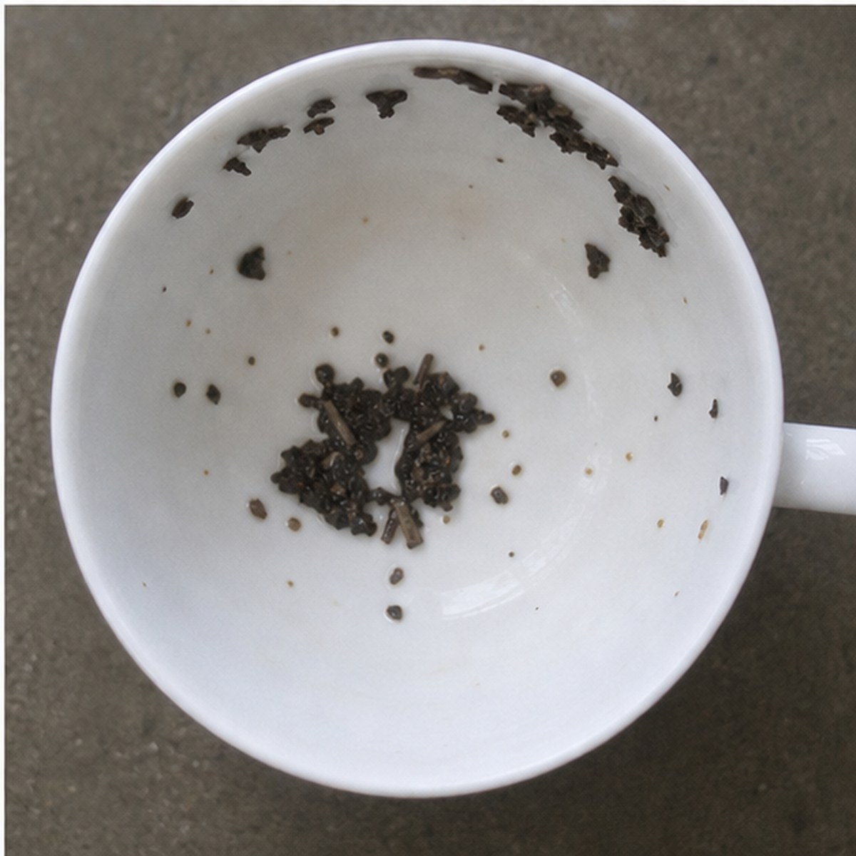 Cards tea leaves cup variation three
