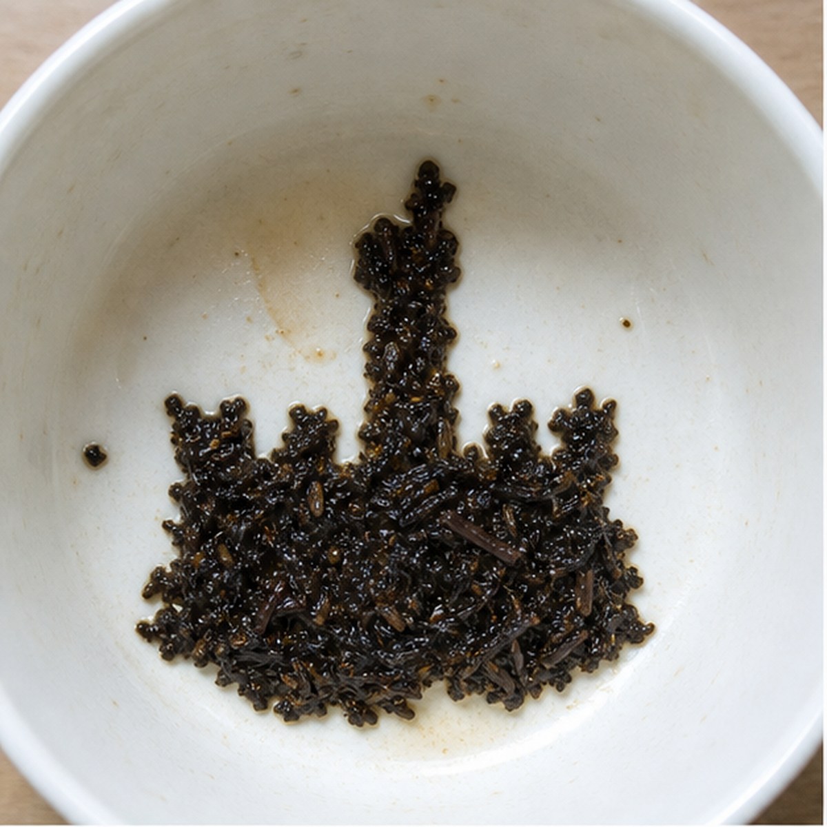 Castle tea leaf reading cup example
