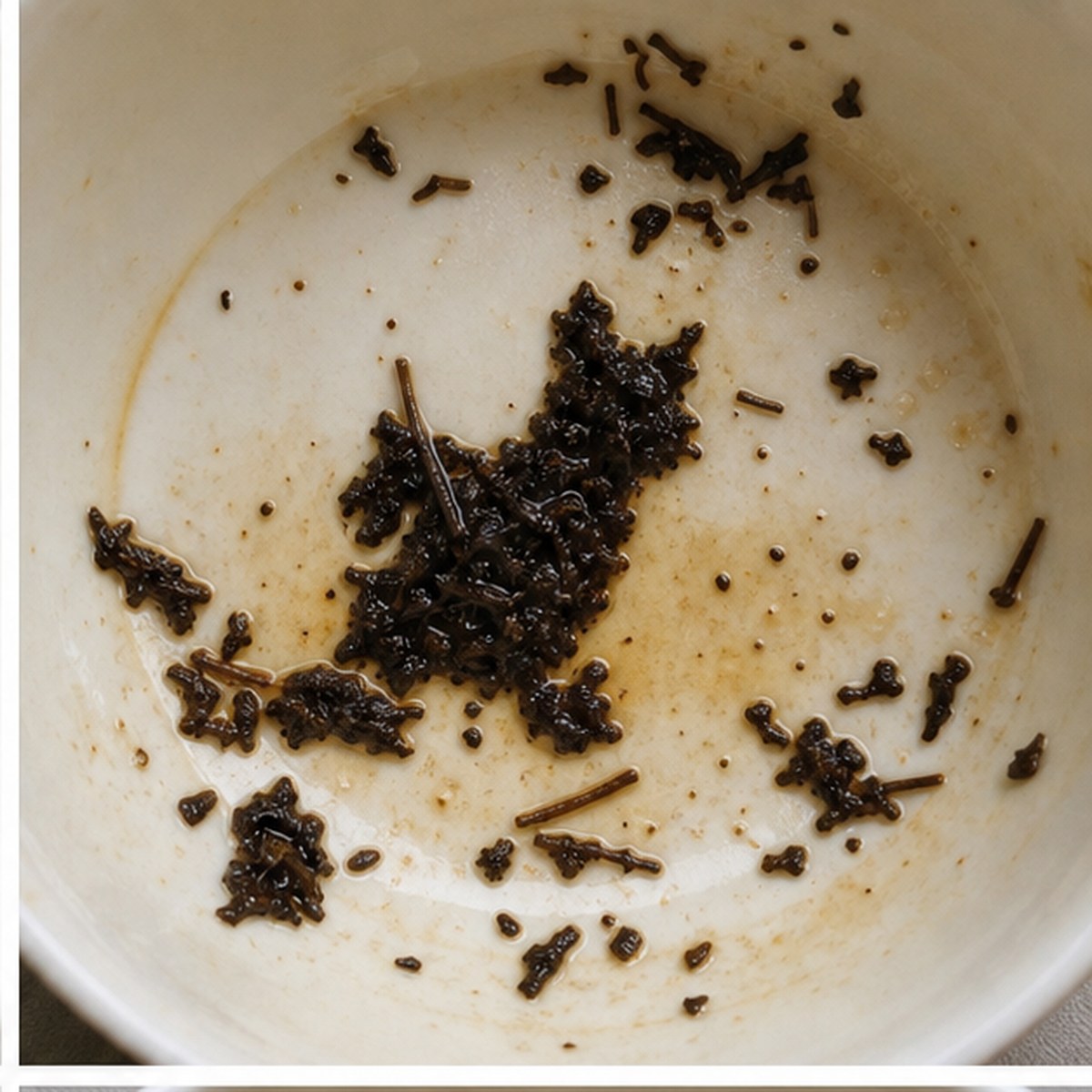 Cat tea leaves cup variation one