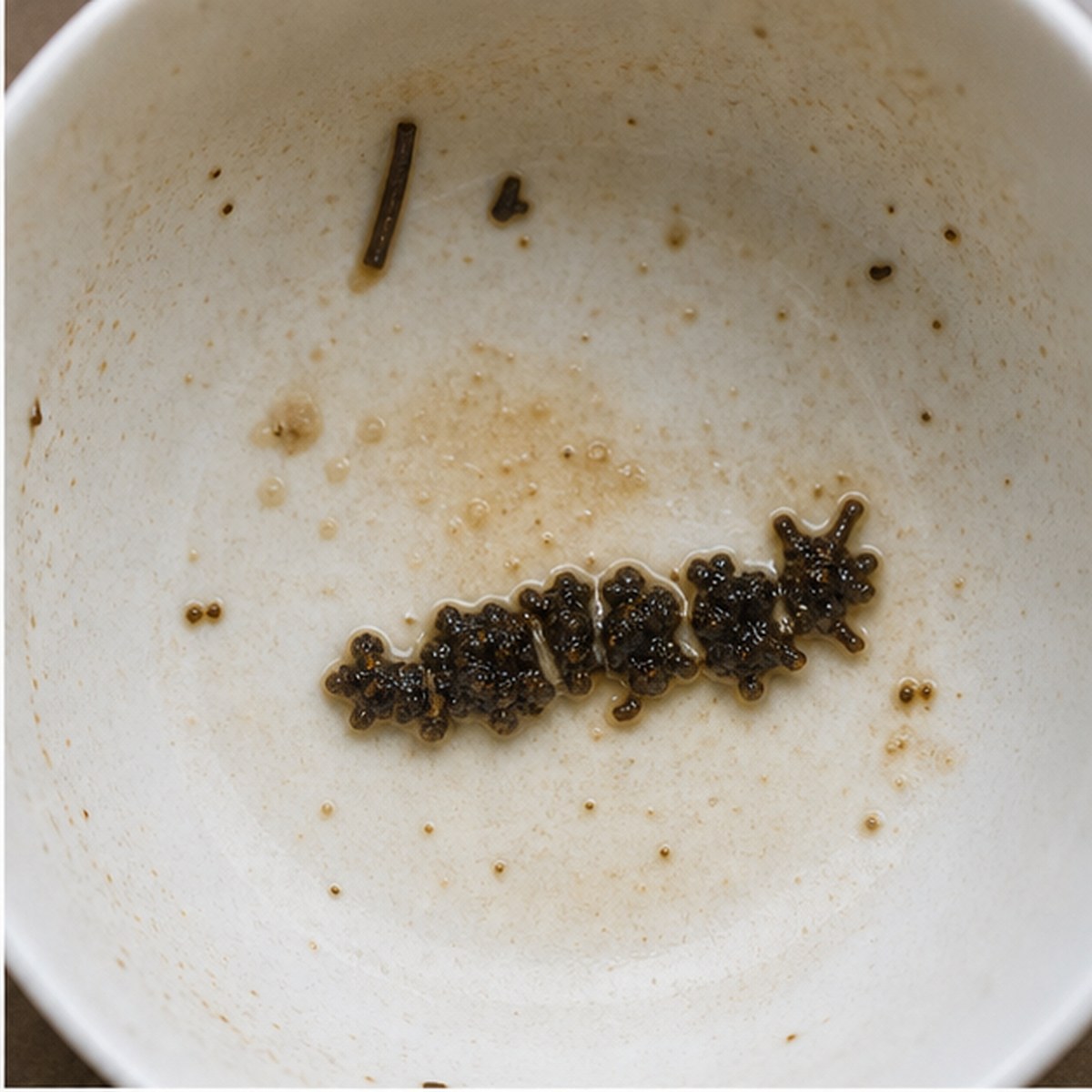 Caterpillar tea leaves cup variation one