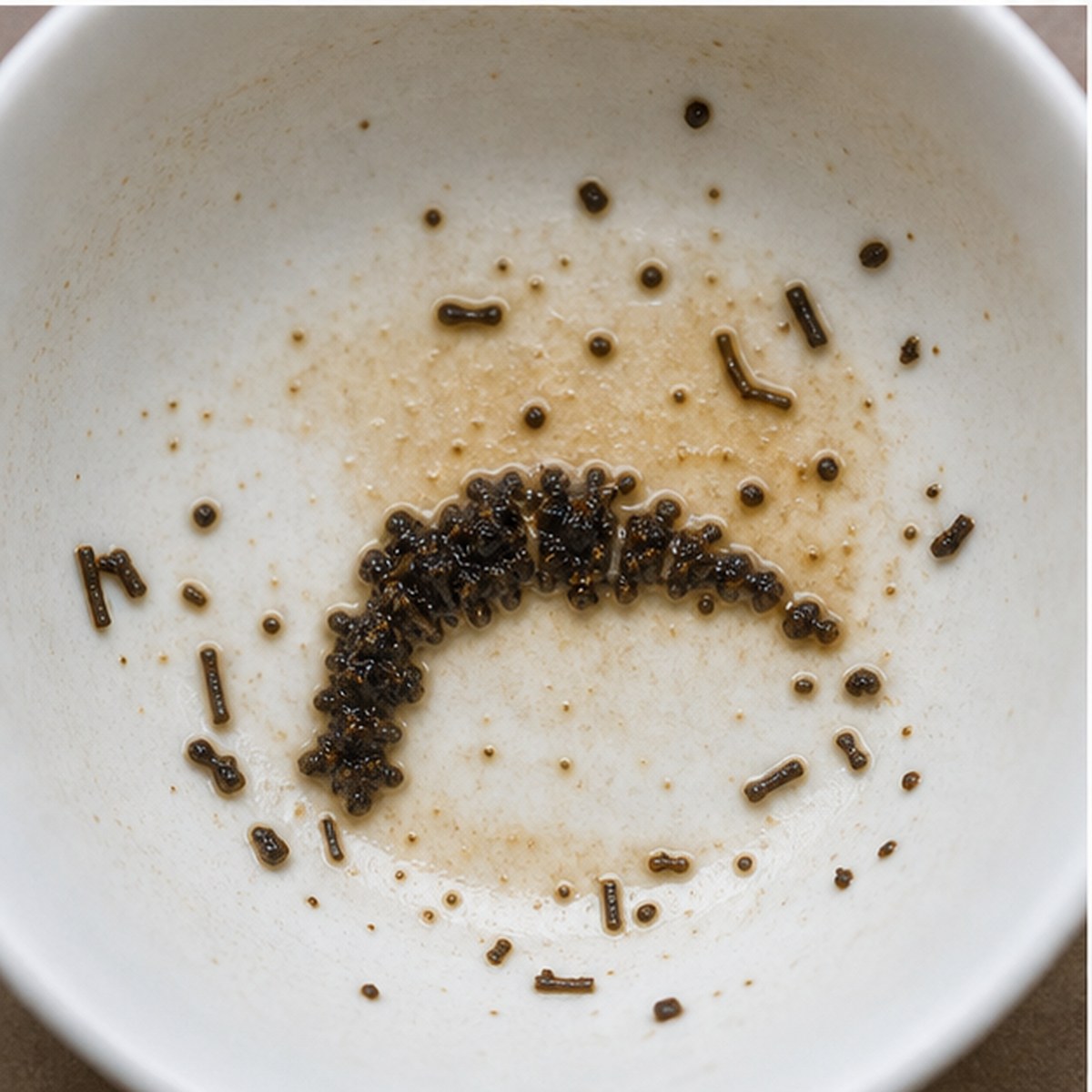 Caterpillar tea leaves cup variation two