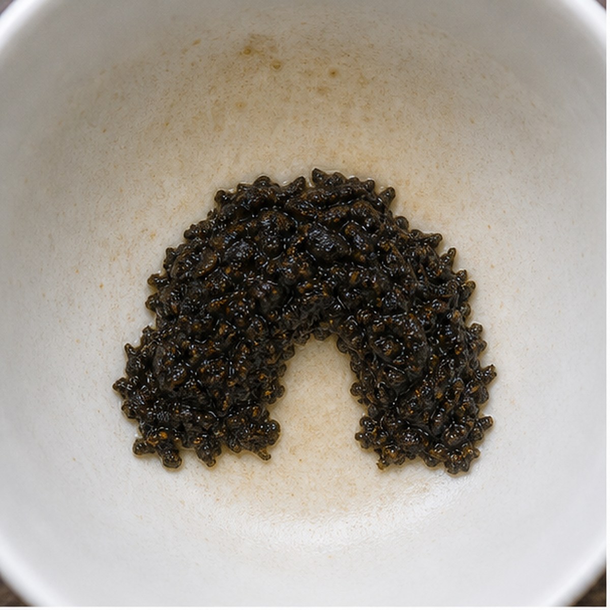 Cave tea leaf reading cup example