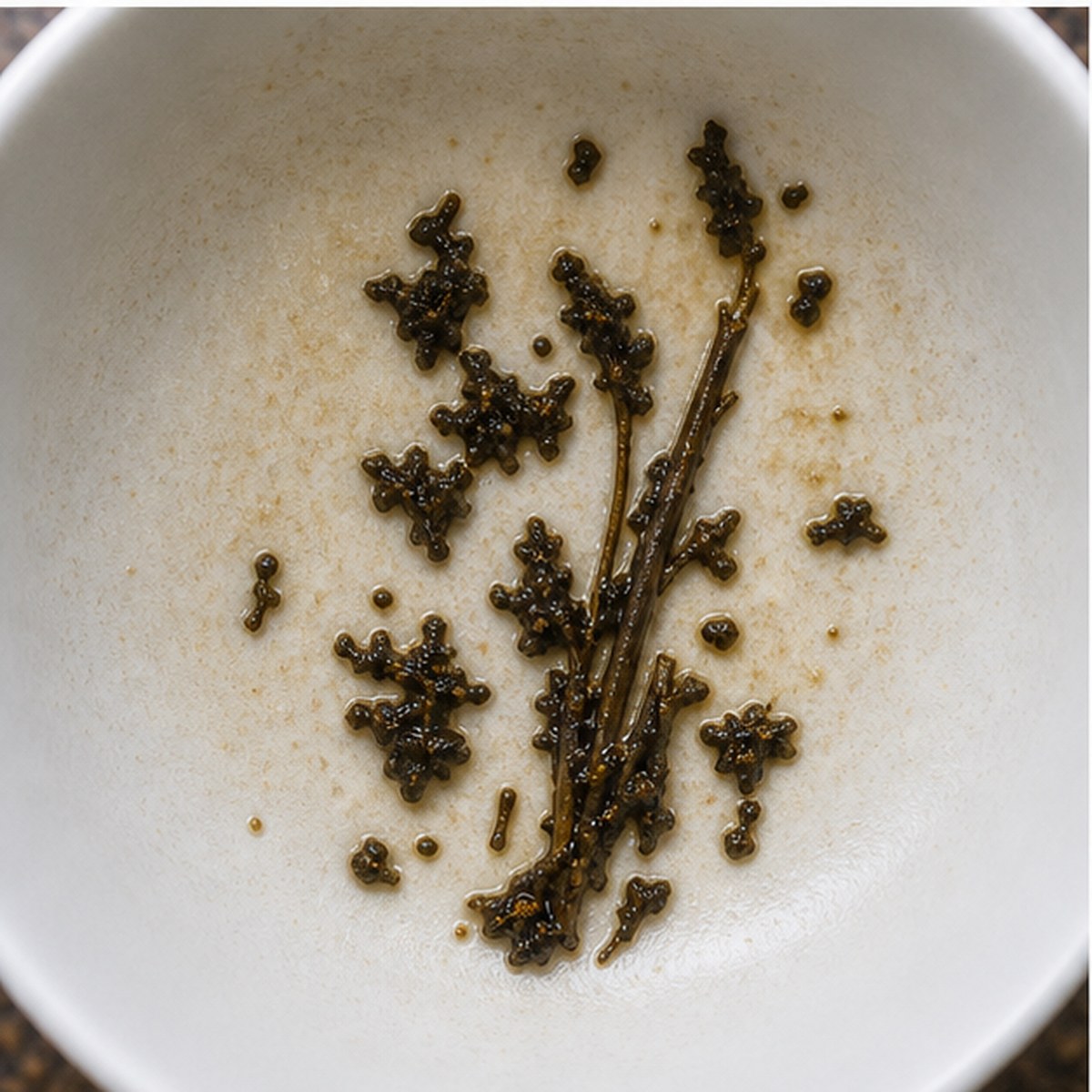 Celery tea leaves cup variation two