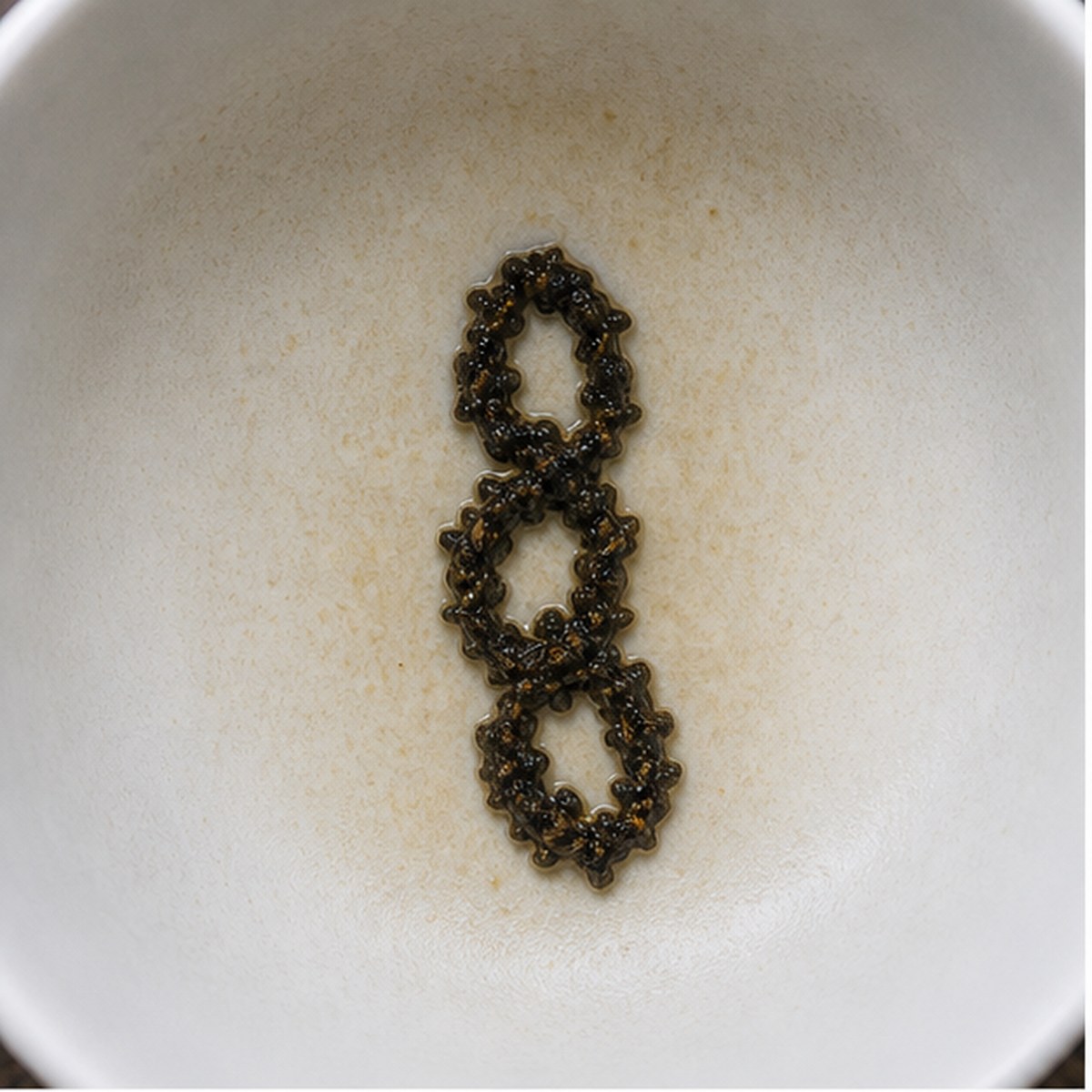 Chain tea leaf reading cup example
