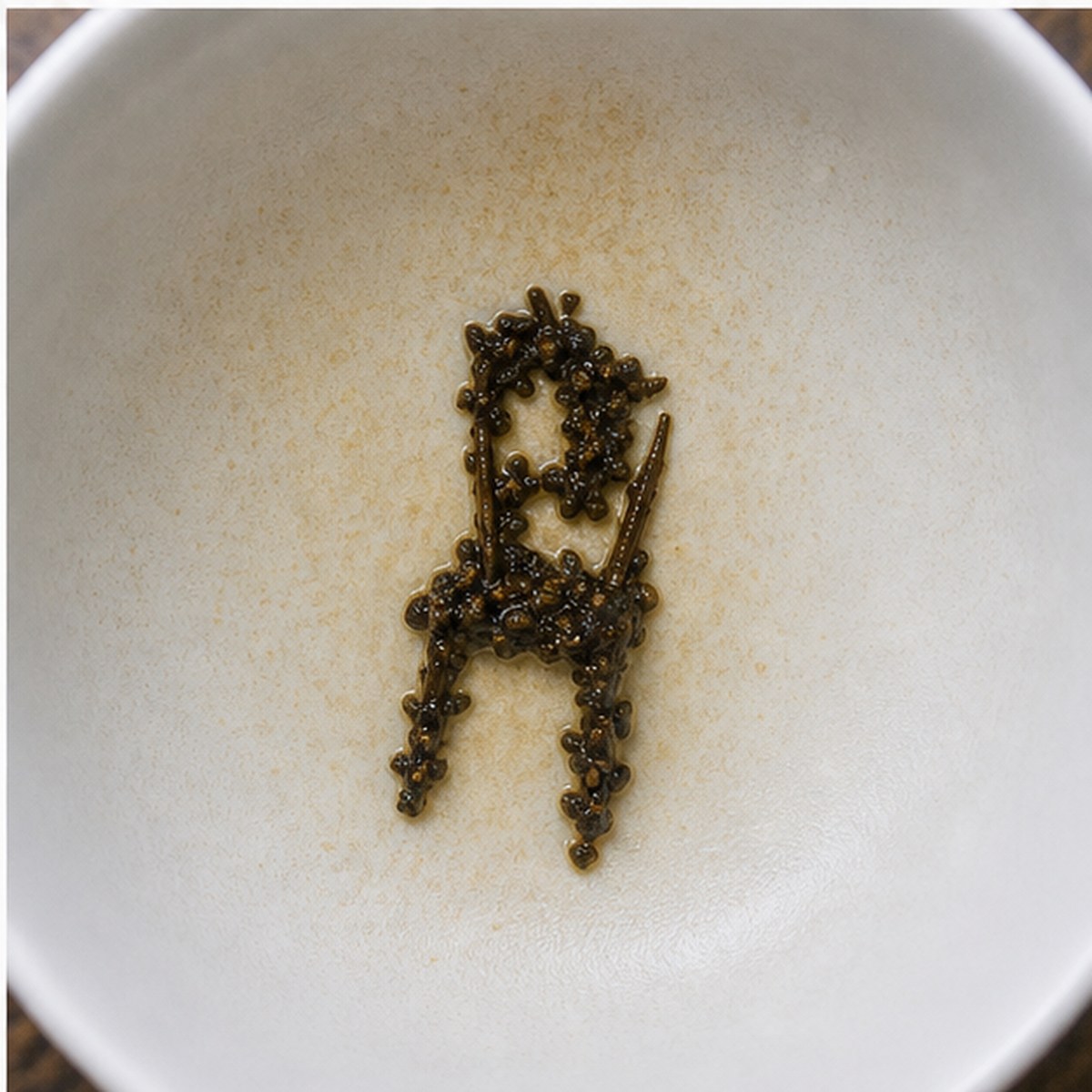 Chair tea leaves cup variation three