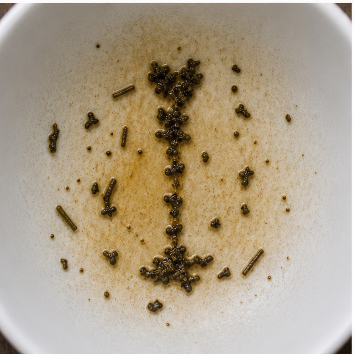 Champagne Glass tea leaves cup variation two