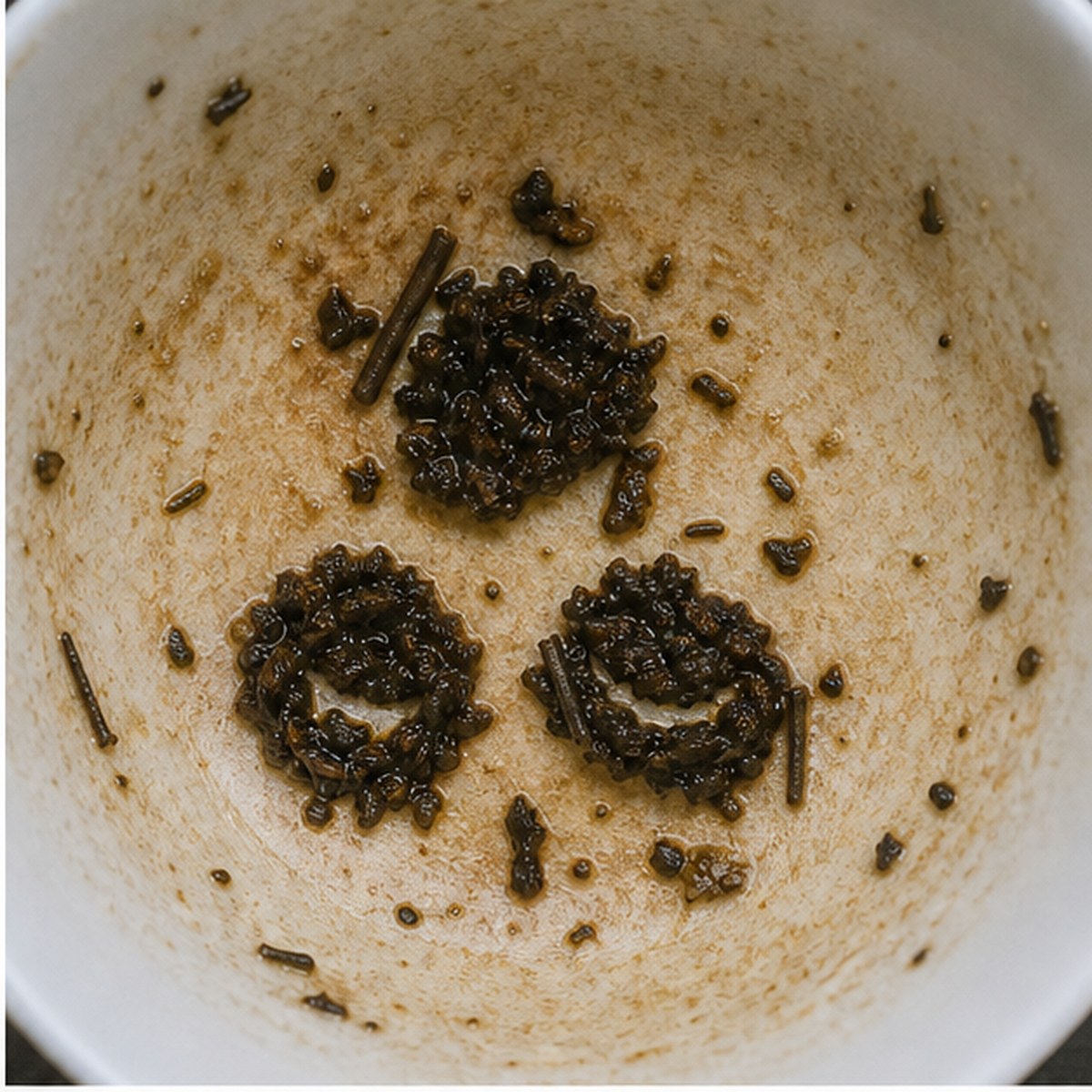 Chestnuts tea leaves cup variation one