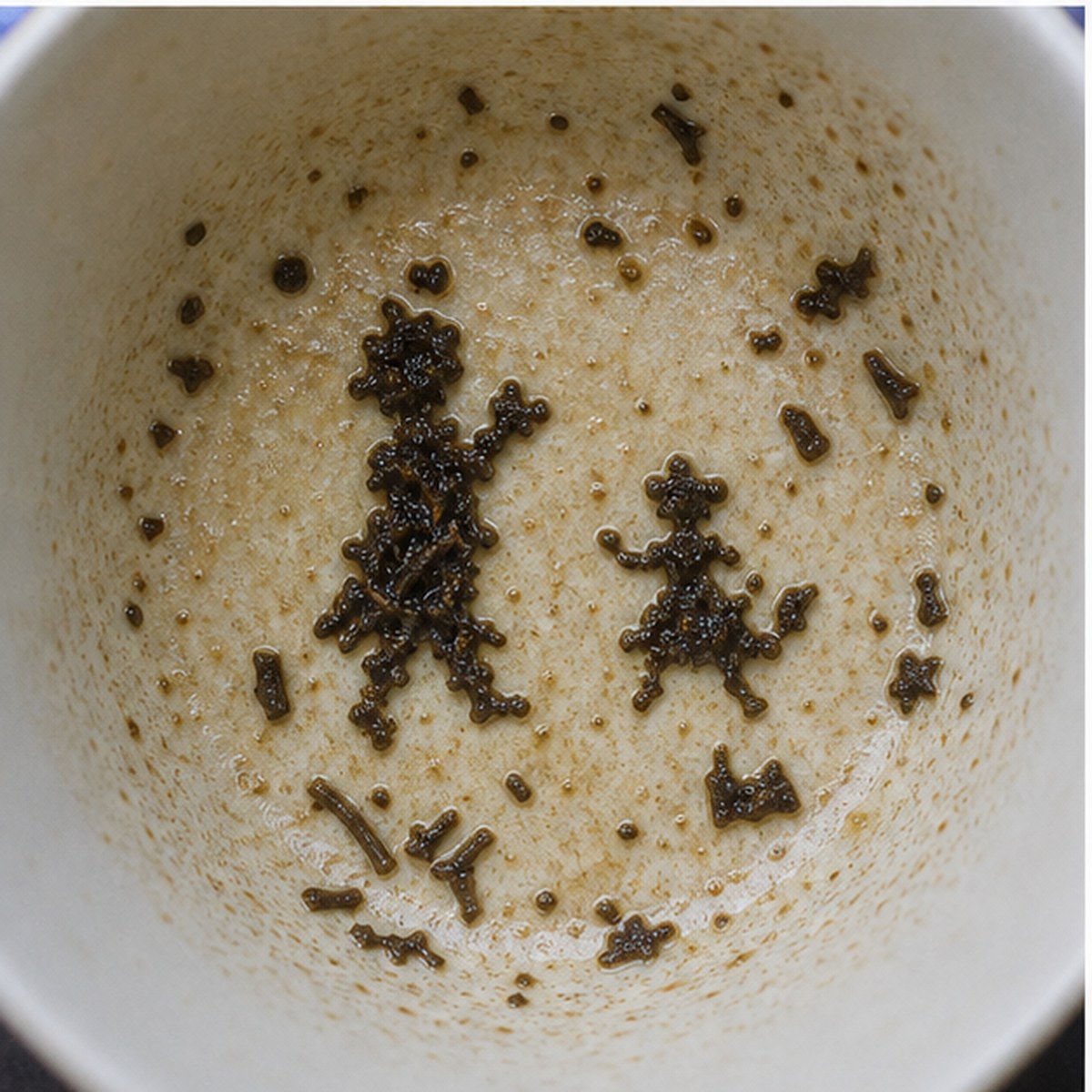 Child With Dancing-Doll tea leaves cup variation two
