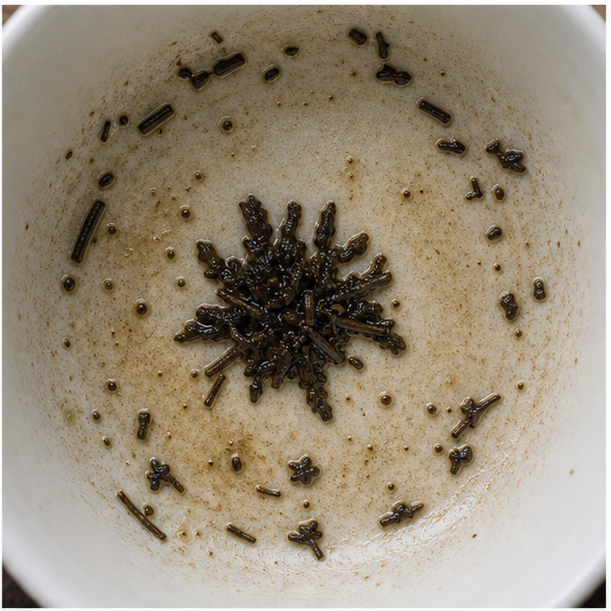Chrysanthemums tea leaves cup variation one