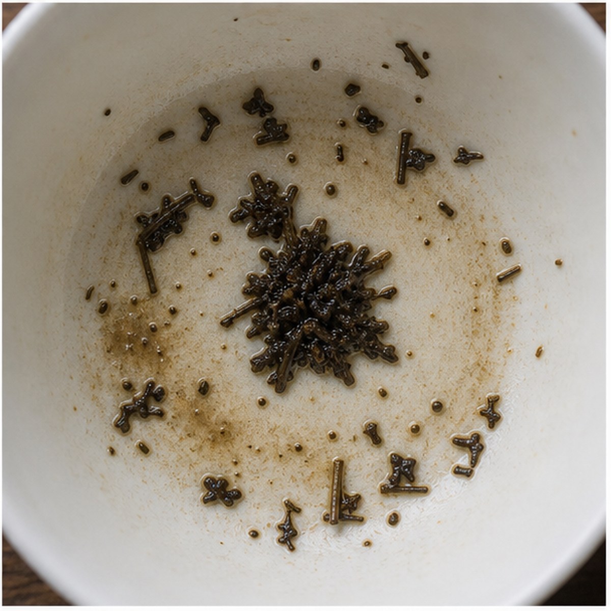 Chrysanthemums tea leaves cup variation three