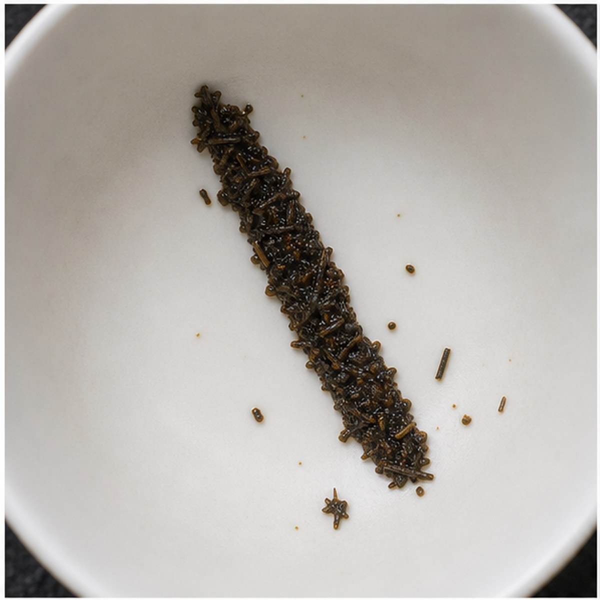 Cigar tea leaf reading cup example