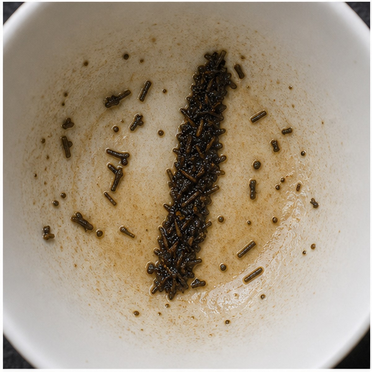 Cigar tea leaves cup variation two