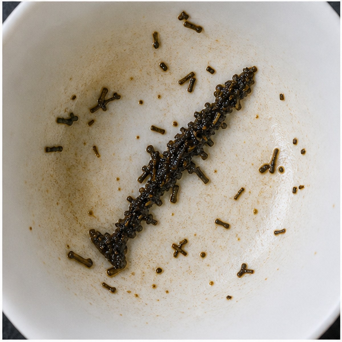 Clarionet tea leaves cup variation two